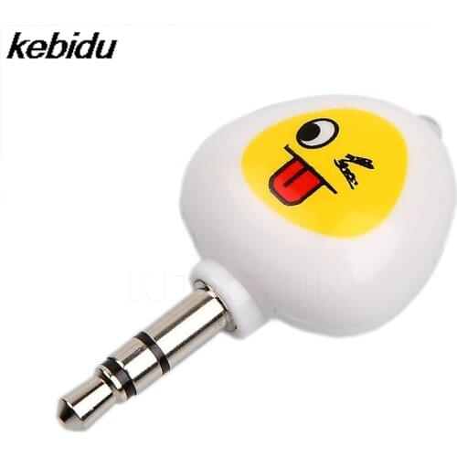 Kebidu Arrival Smile Face Cartoon Mobile Phone Smart Remote Control dust proof plug For 5s 6splus Android Air Conditioner TV DVD