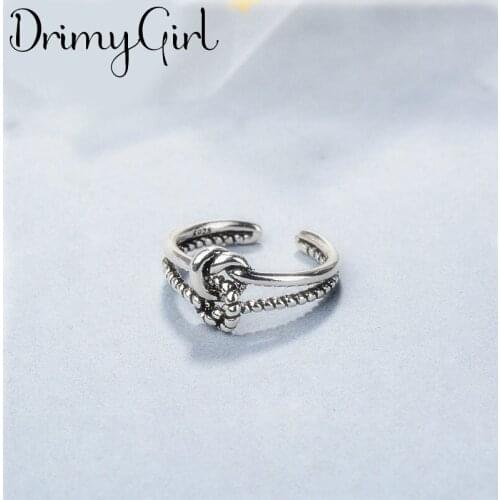 New Arrivals Boho Vintage Bow Rings For Women Large Adjustable Size Finger Ring Fashion Jewelry 2021