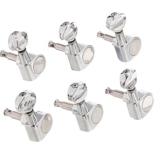6pcs 6R Guitar Tuning Pegs Tuners Machine Heads for Replacement