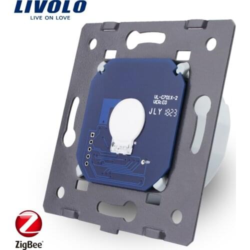 Livolo EU Standard Base of Touch Screen ZigBee Switch Wall Light Smart Switch, Without The Glass Panel , 220~250V Wall Switch