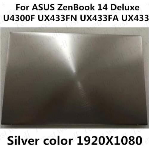 Genuine New for ASUS ZenBook 14 Lingya Deluxe14 UX433FN UX433FA UX433 LCD screen assembly 1920X1080 resolution