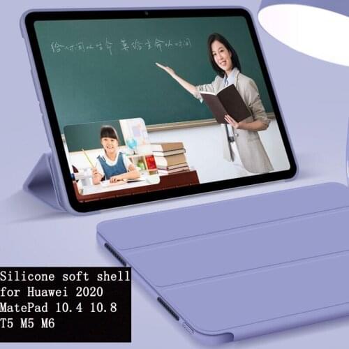 Tablet Case For Huawei MediaPad T5 M5 M6 8.0 8.4 10 10.4 10.8 inch Silicone Shockproof Case for 2020 MatePad 10.4 10.8 inch case