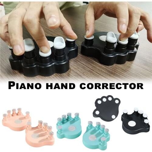 VIP 1 Pair of Piano Finger Trainer with 5 Round Keys for Grip Stringed Instrument Accessories Fingers Grips Exerciser Trainer