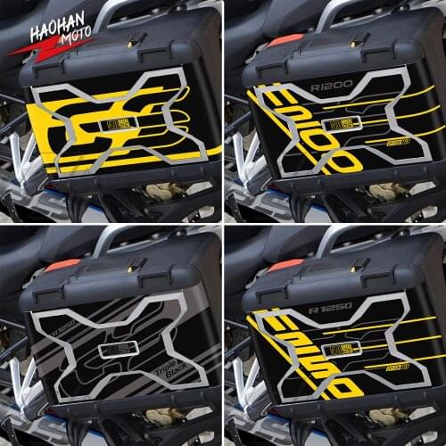 For BMW Vario Case 2013-2020 W/ R1250GS Triple Black Trunk Box Decals Motorcycle Sticker