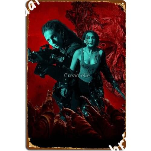 Wayhaught Zombies No Text Metal Plaque Poster Plaques Decoration Wall Mural Club Bar Tin Sign Poster