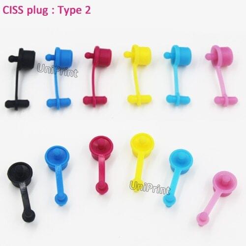 1000pcs Silicon Rubber Plug Type II for CISS Ink tank cis plug wholesale free shipping