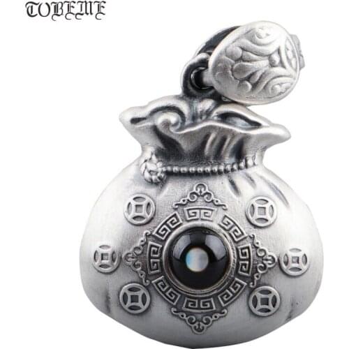 100% 3D 999 Silver Gourd Pendant Pure Silver Good Luck Pendant Lucky Wealth Pendant