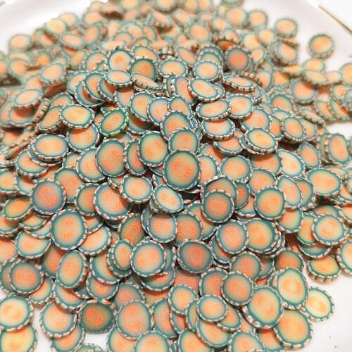 20g Fruits Polymer Hot Soft Clay Sprinkles Tiny Cute Plastic Klei Mud Particles Cantaloupe for DIY Crafts
