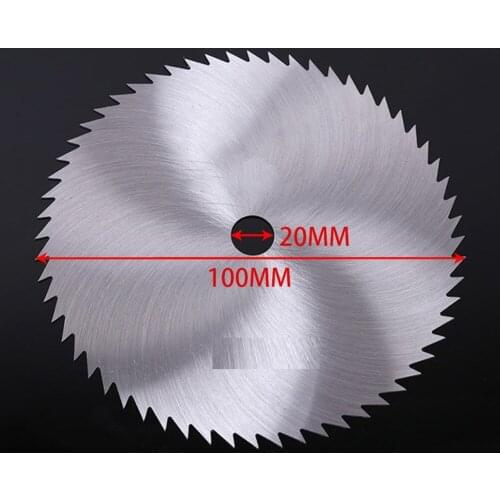 4 Inch Steel Circular Saw Blade 100mm Bore Diameter 16/20mm Wheel Cutting Disc Household Tools Accessories
