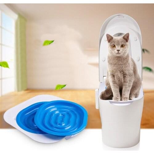 40X40x3.5cm Pet Toilet Trainer Puppy Cat Toilet Litter Trainer CatsCeaningTrainingToilet Supplies with Toilet Seat Lighting