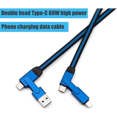 PD charge cable adapter USB C Type-c micro USB port converter data transfer power charger for USB to lightning iphone Splitter