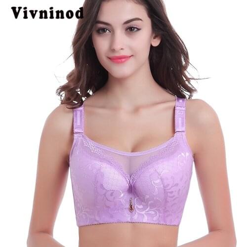 Women Pink Watermelon Push Up Bra 85 90 95 100 105 110 E F Full Cup Bras UnderWire Bras Sutian Underwear Brassiere Sutien Bralet