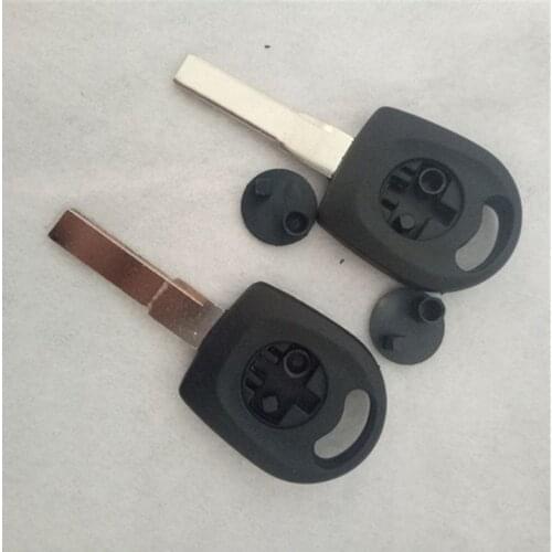 DAKATU WIth LOGO Uncut Blade HU66 Blade Car Key Blank Case For VW Volkswagen Passat Transponder Key Shell