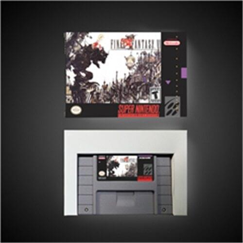 Final Game Fantasy VI 6 - RPG Game Card Battery Save US Version Retail Box