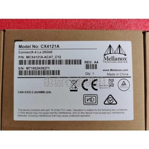 MCX4121A-ACAT ConnectX-4 Lx 25GbE CX4121A