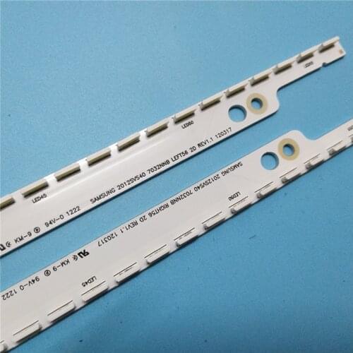 20pcs LED strip 56leds 2012SVS40 7032NNB RIGHT56/LEFT56 2D REV1.1 For Samsung 40'' TV UE40S5500 UA40ES6100J UE40ES5500K