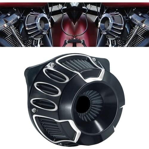 Motorcycle CNC Crafts Air Cleaner Intake Filter For Harley Softail CV Carb Sportster Touring Dyna Touring Model Custom 2000-UP