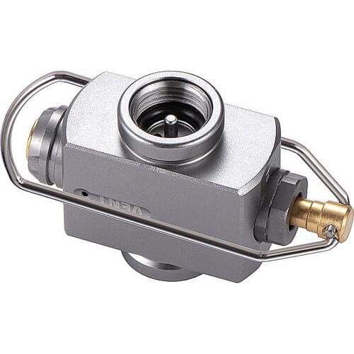 Gas Saver Valve Canister Shifter/Refill Adapter/Air Vent Function for Camping