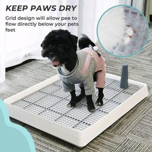 Portable Dog Training Toilet Indoor Dogs Potty Pet Toilet for Small Dogs Cats Cat Litter Box Puppy Pad Holder Tray Pet Supplies