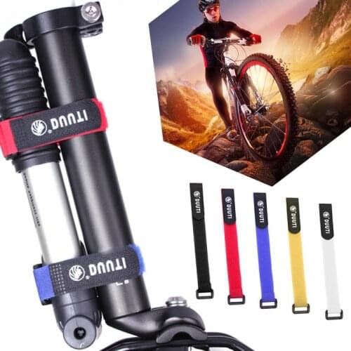 1PC Adjustable Bicycle Nylon Hook Loop Tape Strap Bike Cable Thread Tie Pump Bottle Band Cycling Flashlight Bandage Parts
