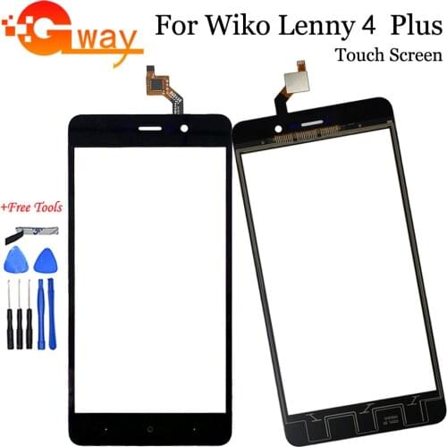5.5" Touchscreen Sensor For Wiko Lenny 4 Plus Touch Screen Digitizer Front Glass Lens Panel Phone Replacement For Lenny 4+ LCD