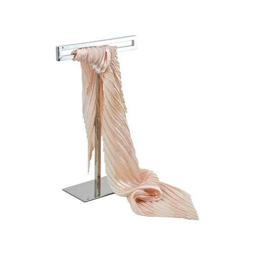 Silk scarf scarves necktie necklace metal holder scarf Tie desktop display rack showing stand to showe scarf necktie