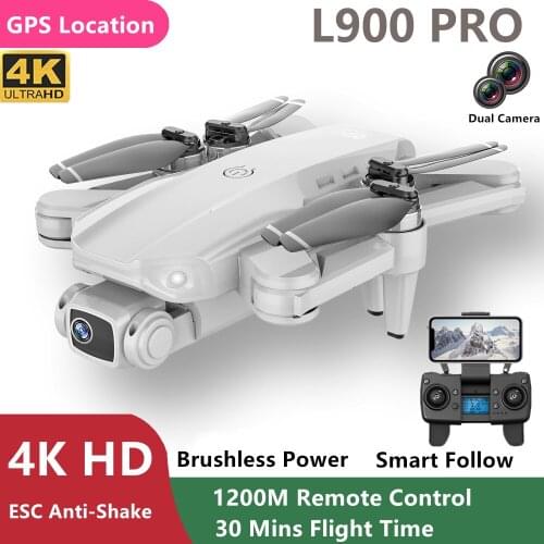 Foldable GPS Smart Follow RC Drone 5G WIFI 4K ESC Camera Brushless 30 Mins Flight Time 1.2KM Range FPV Quadcopter VS F3 F11 PRO