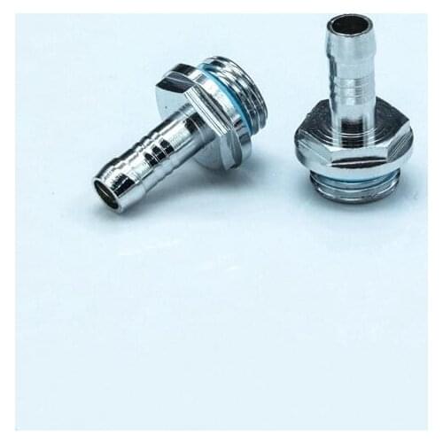 G1/4 Thread Soft Tube Fitting Connector Adaptor for PC Water Liquid Cooling System 6mm