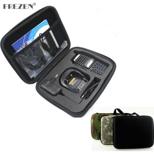 Handbag Storage Box/Bag Two Way Radio Hand Carring Case Bag For BAOFENG UV-82 UV-8D Motorola GP328 Walkie Talkie/Interphone