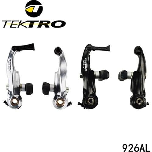 TEKTRO 926AL BMX brake caliper Mini-V brake aluminum alloy side pull brake bicycle clamp arm length 80mm with 836.12 brake shoes