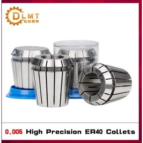 1pc High Precision 0.005 ER40 collets 3mm-26mm ER40 Spring Collet Engraving machine spindle CNC machining center