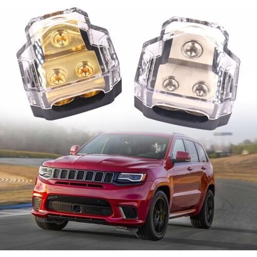 Car Audio Power Supply Distribution 0 Gauge To 4 Gauge Outputs Set Screw Ground Distribution Block Ground Box Junction Box