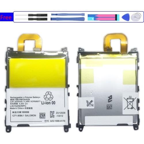 Mobile Phone Battery For Sony Xperia Z1 i1 L39h Honami SO-01F C6902 C6903 C6906 C6943 LIS1525ERPC AGPB011-A001 3000mAh