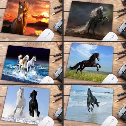 Mairuige Big Promotion Horse Animal Cheap Speed Version Gaming Mouse Pad Gamer Small Size Mouse Keyboards Mat Desk Mousepad