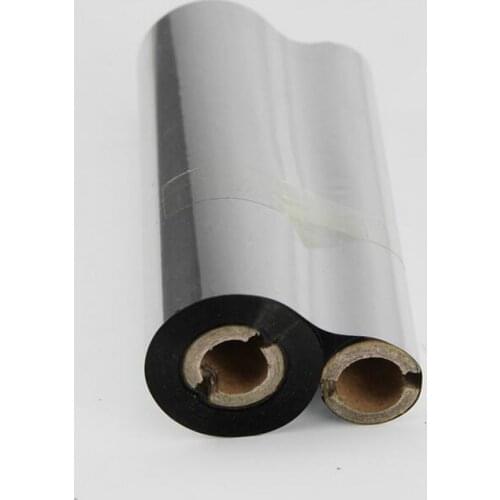 2 Rolls 110mm x 70M Resin wax Resin ribbon for thermal transfer printer sticker matte silver PET or PP barcode label