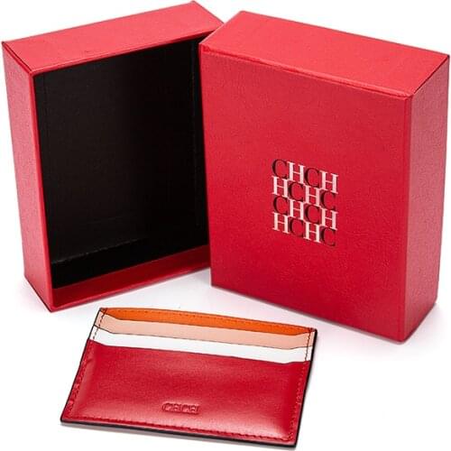 CHCH Fashion Slim Minimalist Wallet Credit Card Holder Luxury Short Purse Leather ID Card Holder Color Bank Multi Slot Card