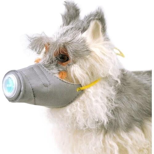 Washable Anti Barking Smog Dog Muzzle for Small Large Dogs Pet Mouth Mask Outdoor Protective Accessories
