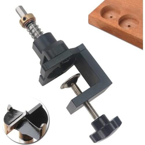 35mm Hinge Hole Drill Guide Locator Wood Drilling Dowel Jig Woodworking Hole Opener For Door Cabinet Hinge Accessories Tools