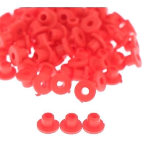 200pcs High Quality Silicone Soft Rubber Grommets Nipples For Tattoo Machine Needles Supply DIY Tatto Body Arts Accessories