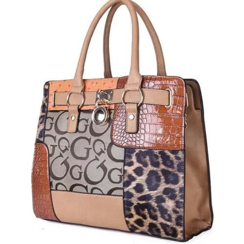 New Luxury Women Patchwork Print Messenger Bags 2020 Ladies Handbag PU Leather Crossbody Shoulder Bag High Quality Tote Bags