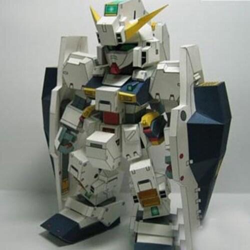 SD Gundam RX-121-1 TR-1 Hazel 3D Paper Model DIY