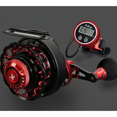 Fish Line Reel 9+1BB Raft Wheel Ocean Boat Fishing Vessel With Line Counting 4.0:1 High Speed Carretilha De Pesca Fishing Tackle