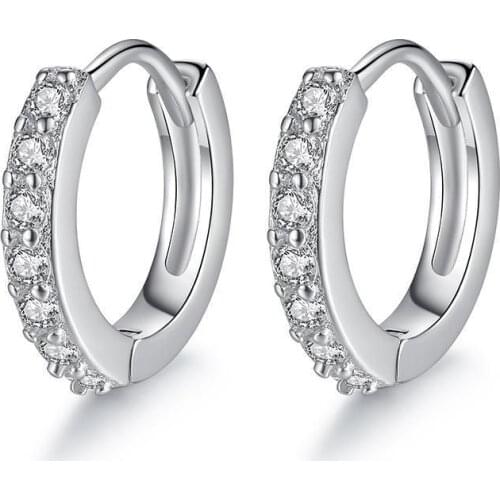 Real S925 Sterling Silver Sapphire Stud Earring Women Blue Topaz Silver 925 Jewelry Aros Mujer Oreja Orecchini Garnet Earrings