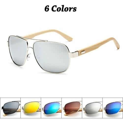 2019 New Men Women Handmade Bamboo Sunglasses Lightweight Goggle Sun Glasses UV400 Retro Summer Fashion Eyewear 1511