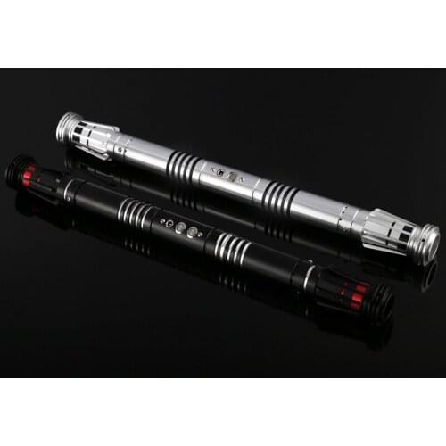 Lightsaber Double-edged Sword Light Saber Force Fx Lighting Heavy Foc Lock Up Metal Handle Led Red Light 195 Cm Toys