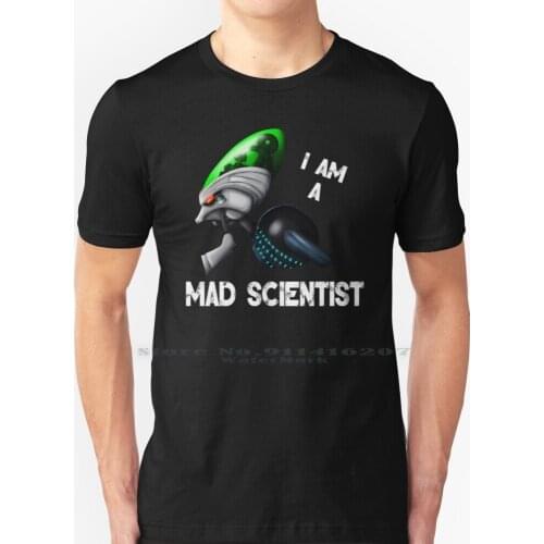 I Am A Mad Scientist ( Detailed , White Text ) T Shirt 100% Pure Cotton Nefarious Dr Nefarious Neffy Ratchet Clank Ratchet And