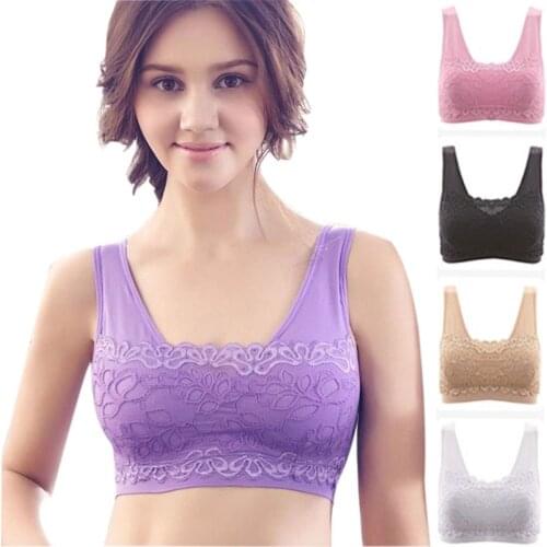 Lace Bra Seamless Sexy Women Bra Wrapped Chest Underwear Bh No Steel Ring Bralette Gathered Women Brassiere