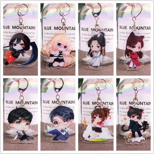 1pcs Anime Keychain Tian Guan Ci FU Death Angel Your Name Zhen Hun Keyring Pendant Llavero Keychain