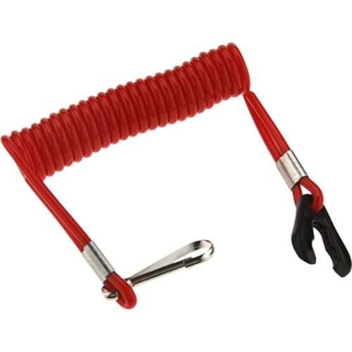 1Pc Boat Outboard Engine Motor Lanyard Kill Stop Switch-Safety Tether For Yamaha