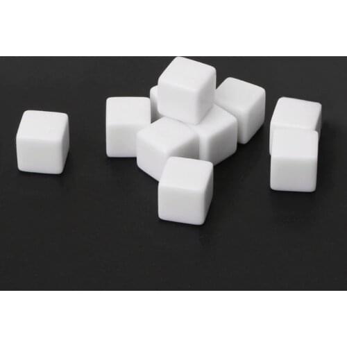 10Pcs/Pack D6 Dice 12mm Die Six Sided Table Gaming Dice Blank For Role Playing Toys